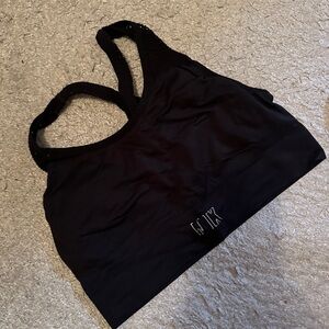 PINK Victoria's Secret Black Sports Bra Racerback Intimates